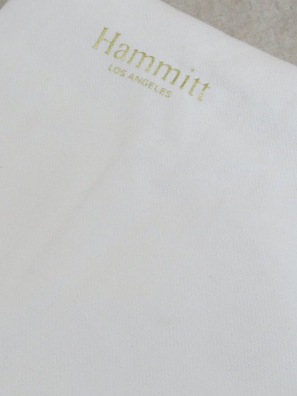 Hammitt Oliver Embossed Leather Tote Bag Yellow Golden Stud Detail, Dust Bag - Picture 6 of 16